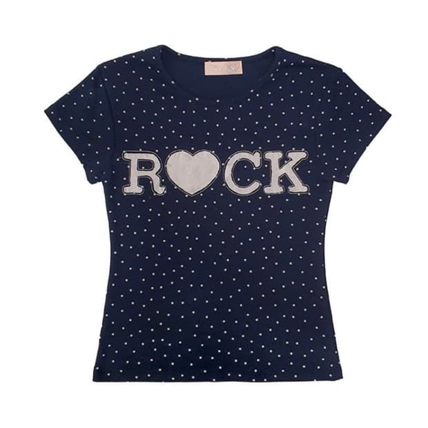 익스파이어드걸 rock star tee navy