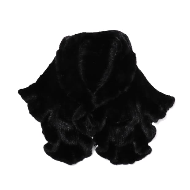  Mink Fur Cape Coat Women Free