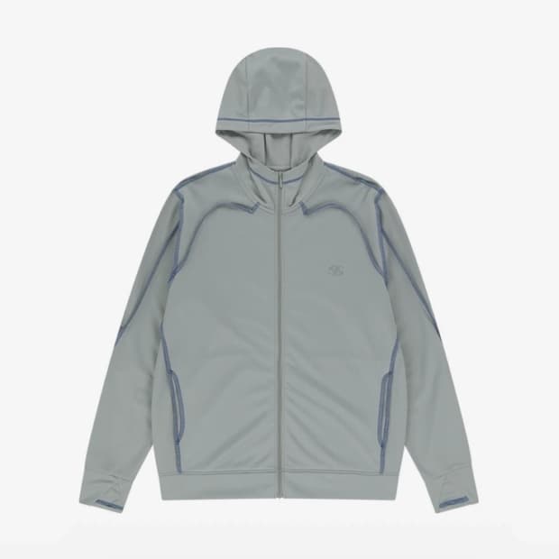 산산기어 오버록 메쉬 집업 그레이 1사이즈