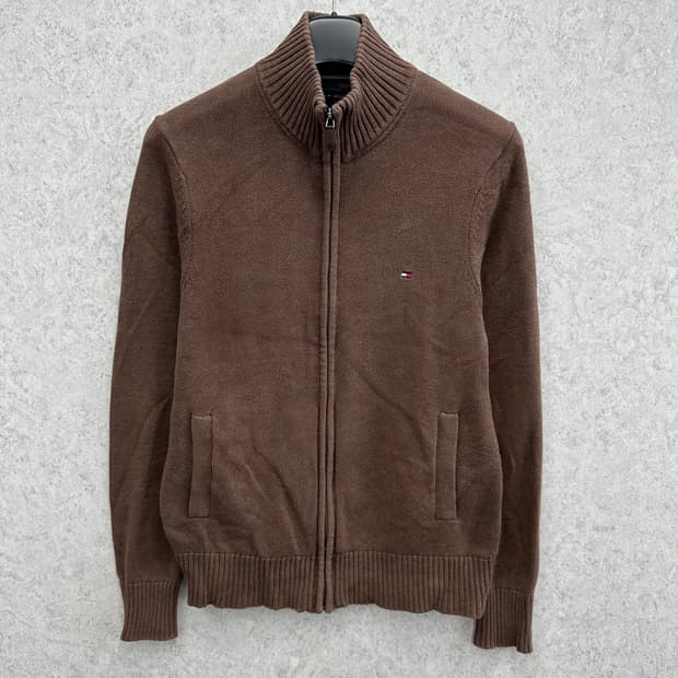 95 타미힐피거 여자 니트집업