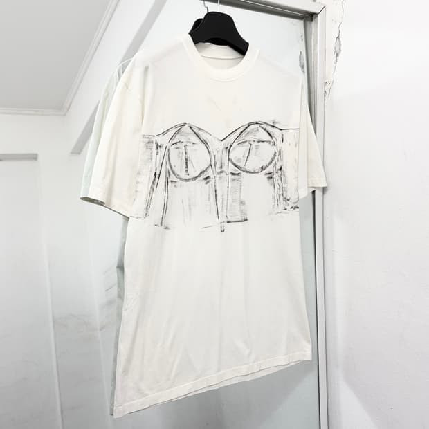 메종 마르지엘라 코르셋 반팔 티셔츠