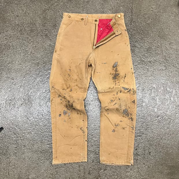 90s USA Carhartt 워크 팬츠 (37“)