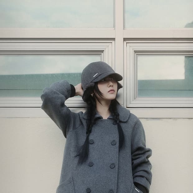 미세키서울 더블 버튼 롱코트