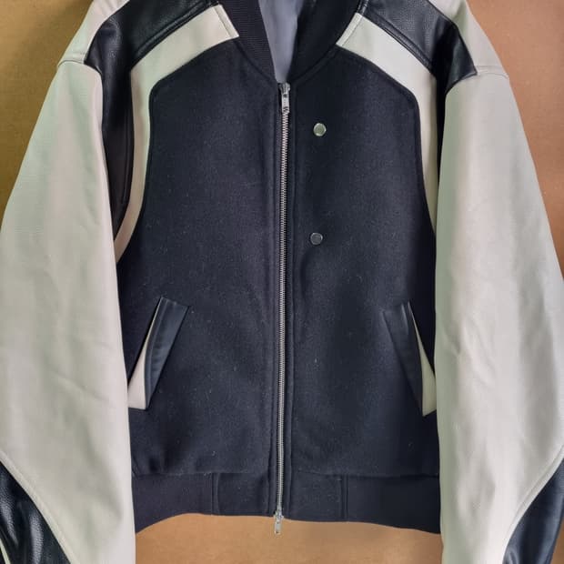 엘무드 남성 레더 자켓 