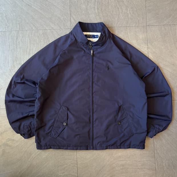 폴로 네이비 바라쿠다 코튼 자켓