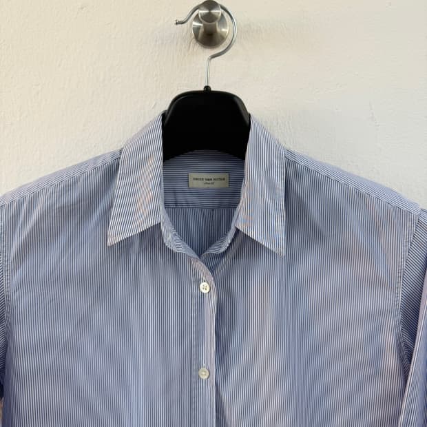 드리스반노튼 스트라이프 셔츠 