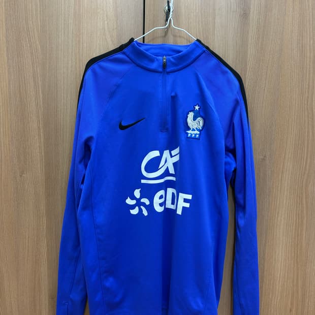 나이키 커스텀 프랑스 축구 트레이닝 탑