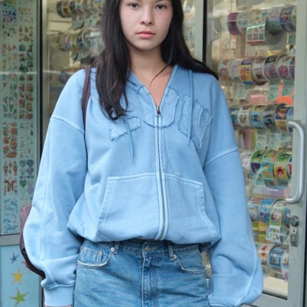 (택O,새제품) 로우클래식 후드집업 워시드 집업 후디