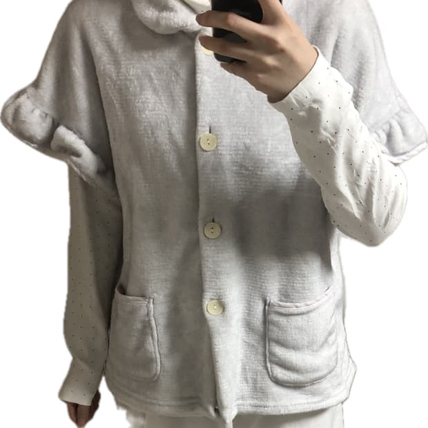 극세사 빈티지 가디건