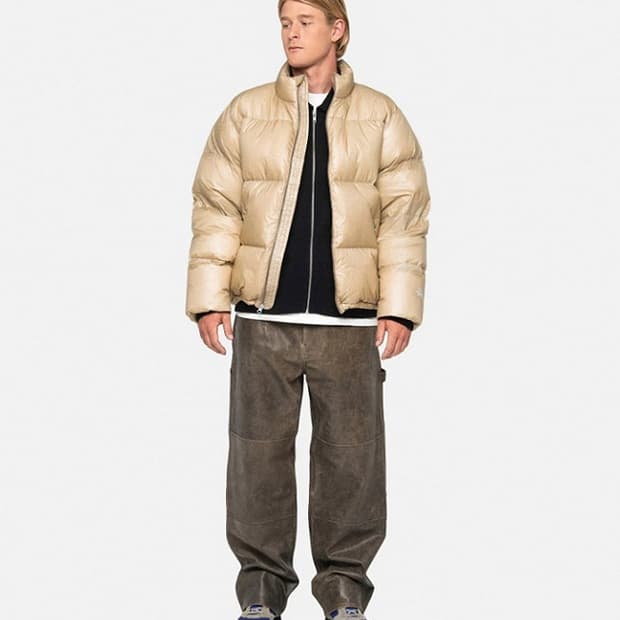 스투시 다운 푸퍼 파라슈트 립스탑 패딩 자켓