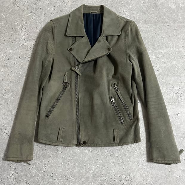 G BY GUESS 스웨이드 라이더 자켓 L