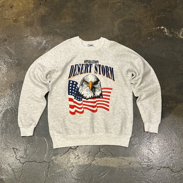 90s  Lee '데저트 스톰' 걸프전 맨투맨 스웻셔츠 M