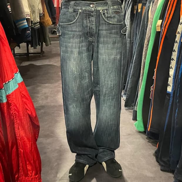 [IM] seanjohn 션존 힙합 데님 워싱팬츠 