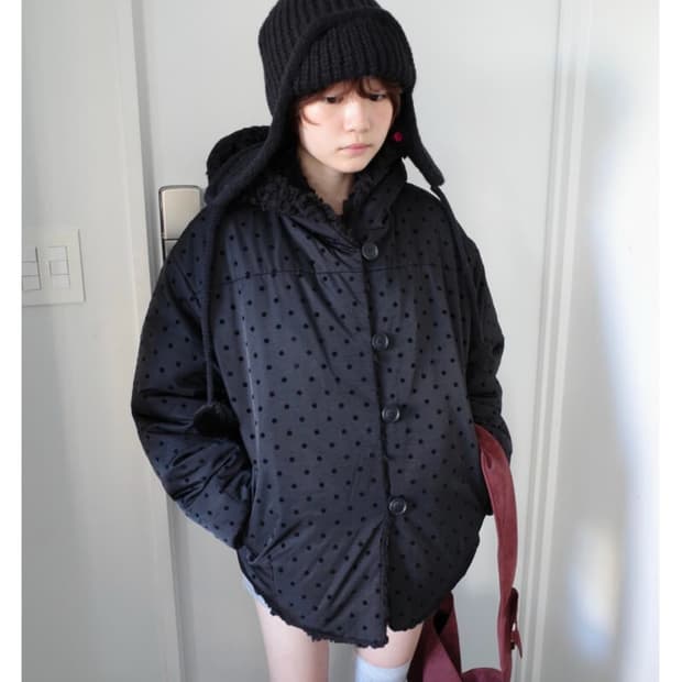 인앤양인하모니 리버시블 퍼 자켓