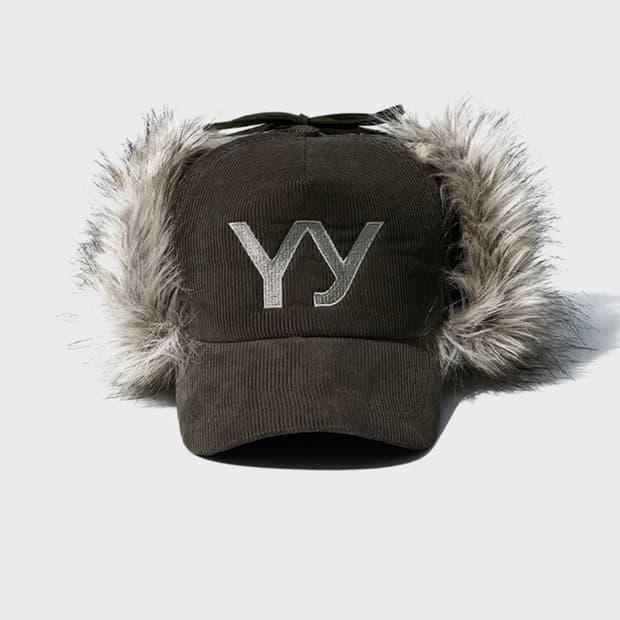 오픈와이와이 open yy 포우 퍼 코듀로이 이어플랩 캡 카키