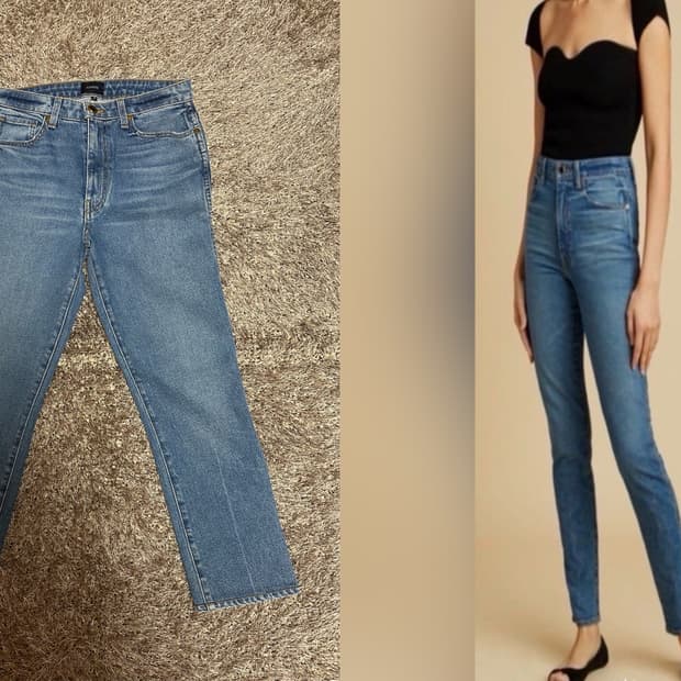 KHAITE Vanessa 데님 청바지