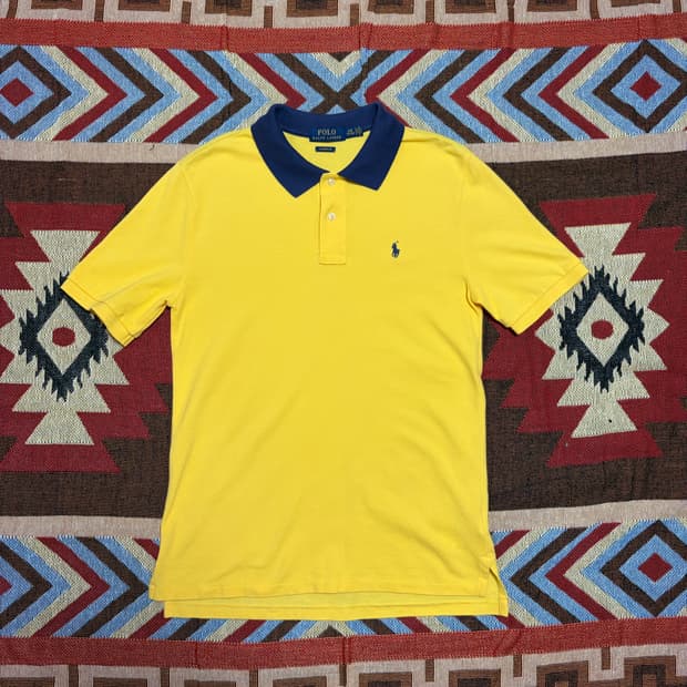 55-66) 폴로 여성 카라티 PK티 노랑 네이비