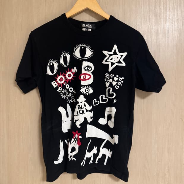 Comme des garcons black 티셔츠