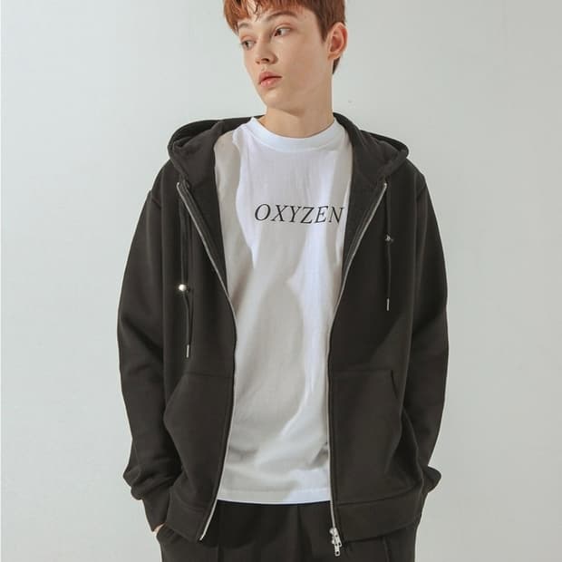 L ) 후러브스아트 해비 웨이트 후드 집업