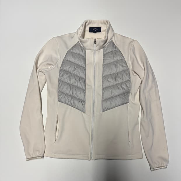 여성 캘러웨이 커스텀 골프 기능성 경량 패딩 집업 S