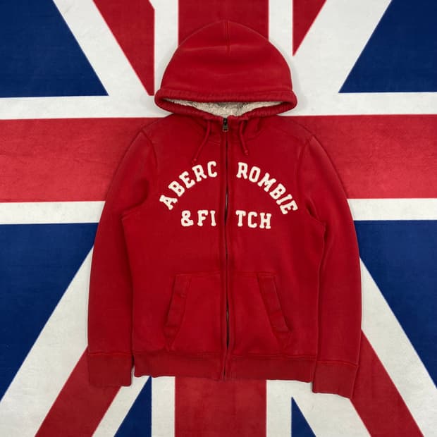 아베크롬비 보아털 후드집업 M