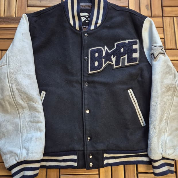 Bape 00s 베이프 OG 바시티 자켓