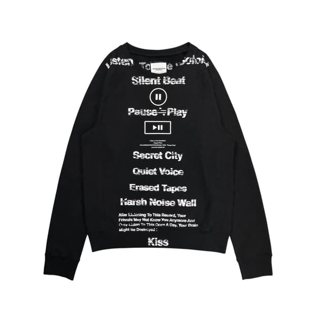 Pause≒Play sweatshirt