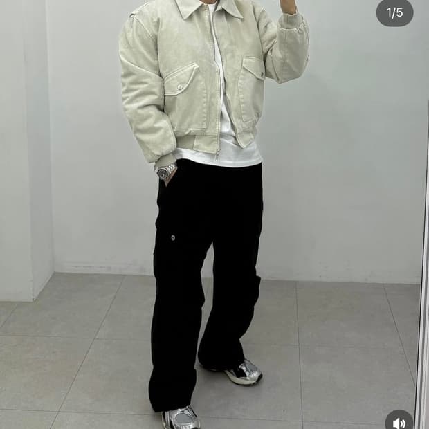 겨울크롭패딩