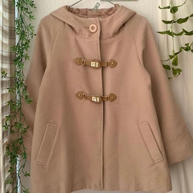 사와코 모리 더플 후드 코트