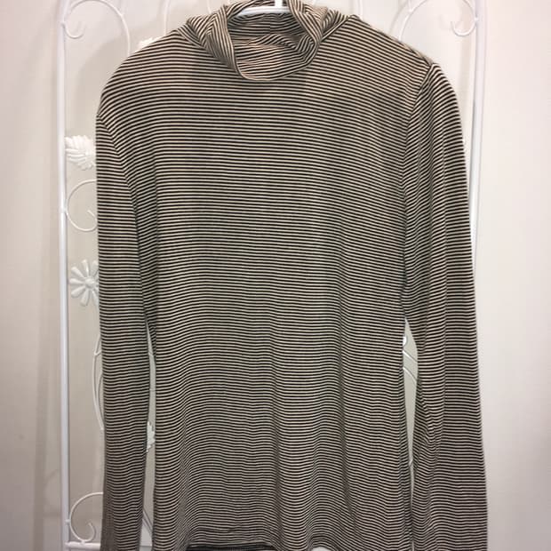 jpn vintage stripe pullover long sleeve