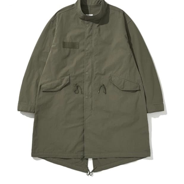 히즈핸더 hishander 모즈파카 빈티지 올리브 1사이즈