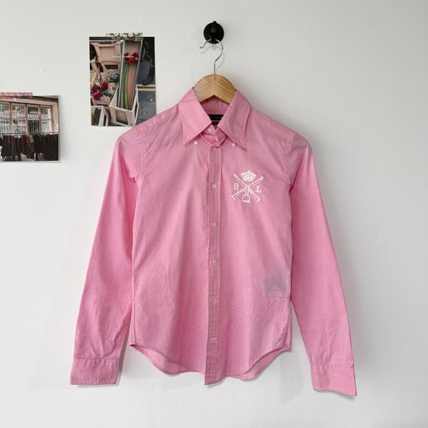 [4] 랄프로렌 자수 옥스포드셔츠