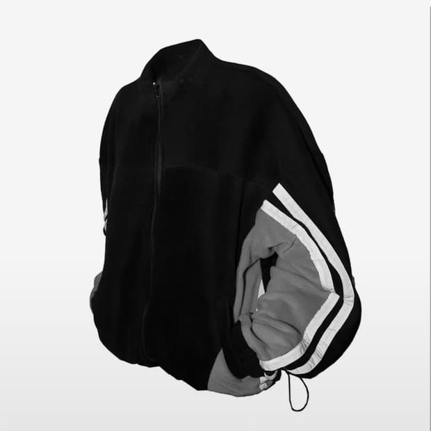 논플로어 레이서 트랙 플리스 그레이