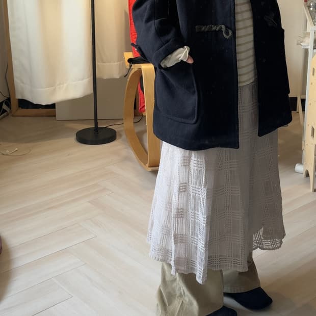 [ANYSIS] check pattern skirt