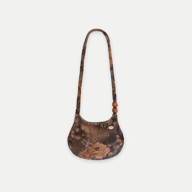 콜로신스 BABY BOWL BAG FLOWER SANDY BROWN