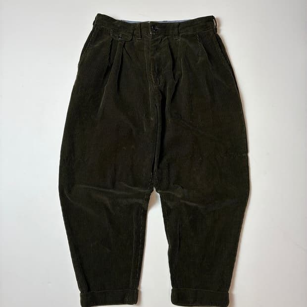 빔즈 플러스 재팬 코듀로이 와이드 테이퍼드핏 팬츠 PN8230