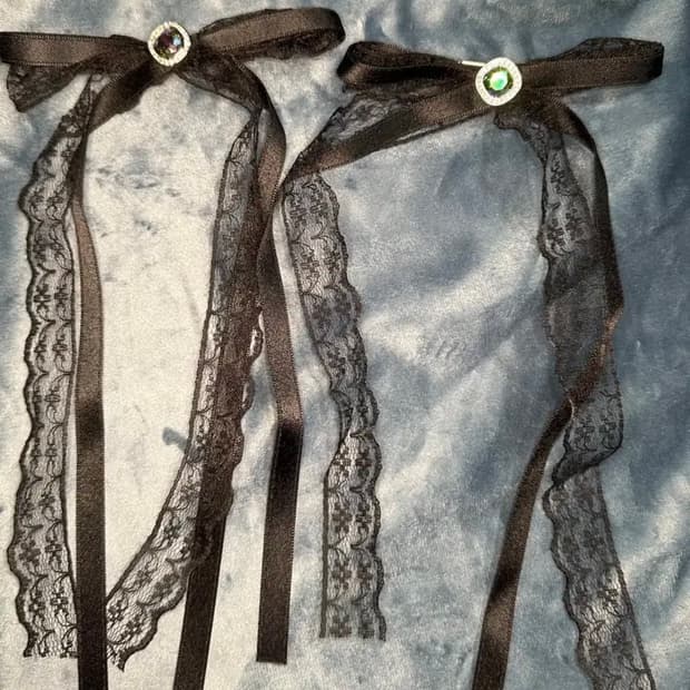 스왈 스톤 헤어핀(2개 한 세트)