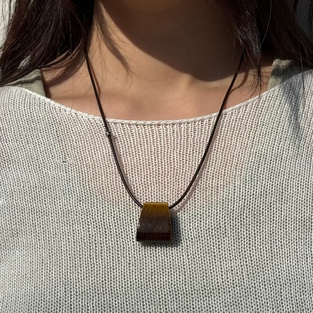 Stone Necklace – Tiger Eye