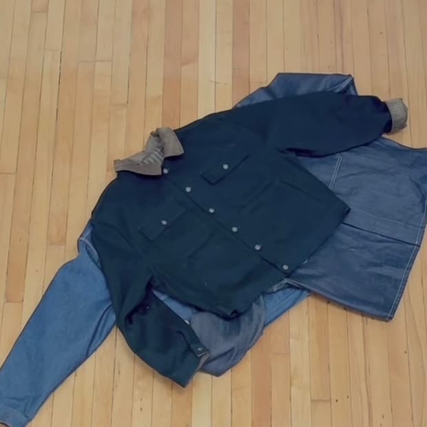 [M 구매중] 이지 시즌6 데님자켓 샘플