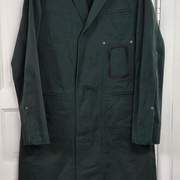 Undercover 언더커버 벨벳카라 워크코트