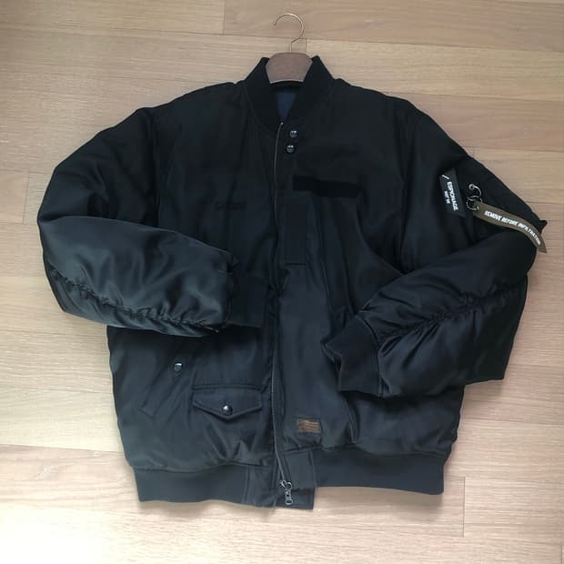 에스피오나지 엘레쎄 ma1 블랙 L