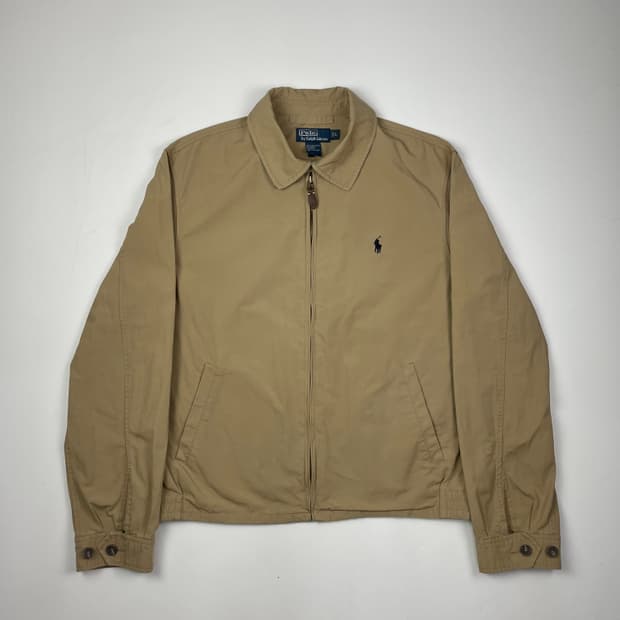 폴로 베이지 코튼 자켓