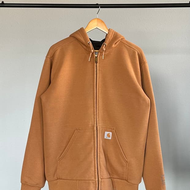 [S-M]칼하트 써멀 레인디펜더 된장 후드집업