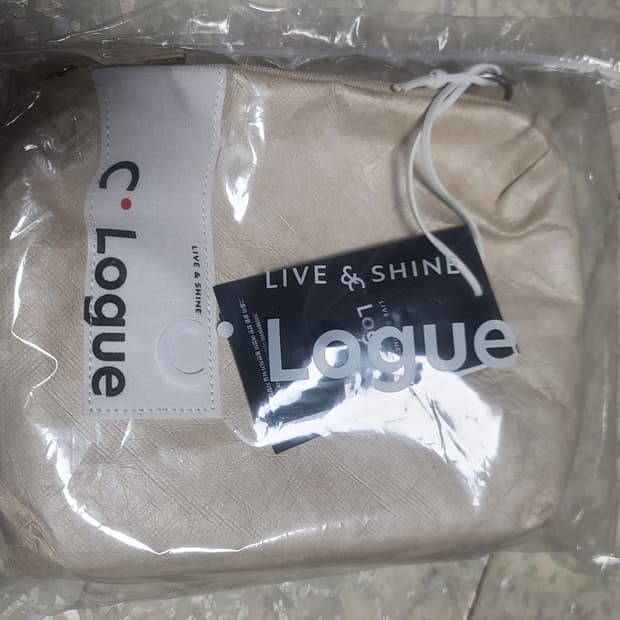 캐논 가방 C.logue 에코 컴팩트 멀티 파우치 아이보리