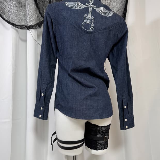 hard rock denim shirts