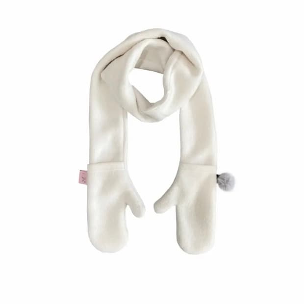 지초이 지프트샵 jx 장갑머플러 아이보리