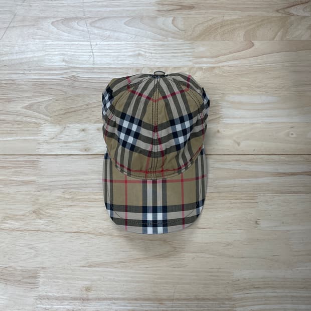 버버리 체크 볼캡 M/L
