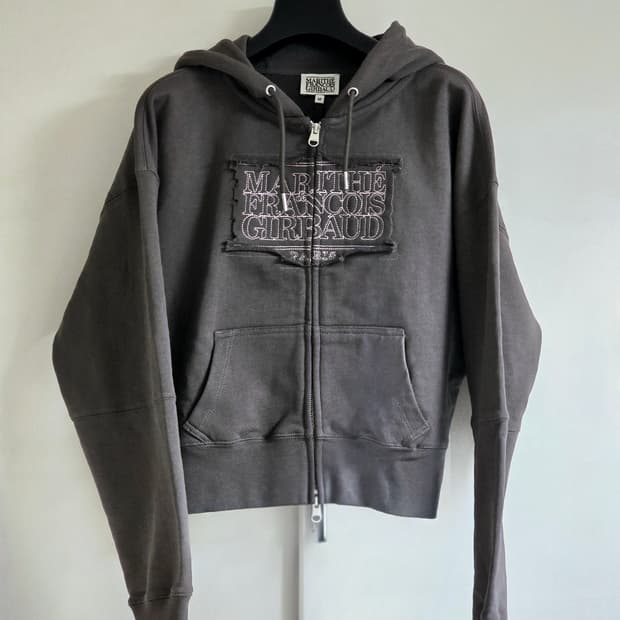 [택달린 새상품] 마리떼 크롭 후드집업 마리떼프랑소와저버