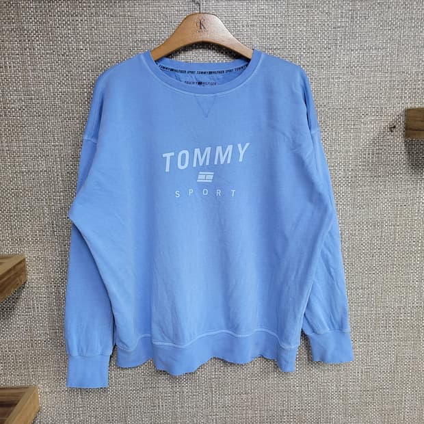 100사이즈 타미힐피거 오버핏 맨투맨 