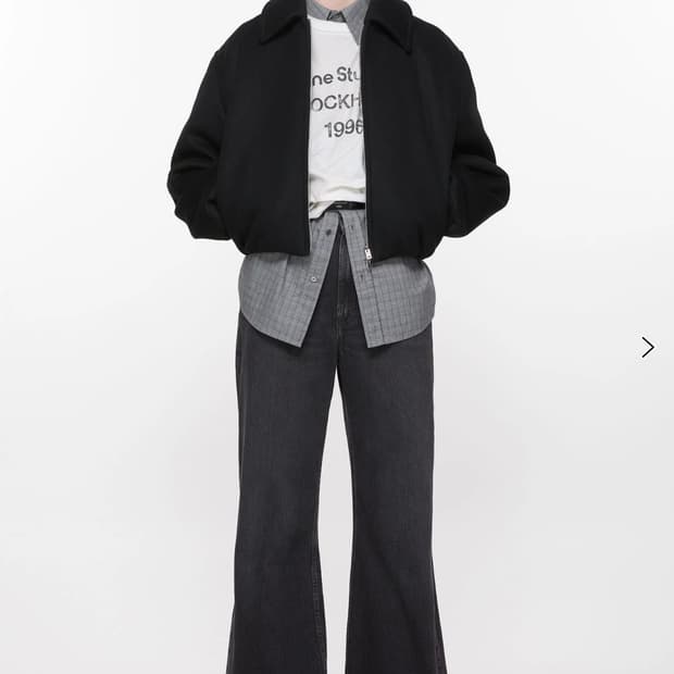 아크네 블랙데님 26-30 acne